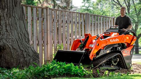 kubota stand behind skid steer